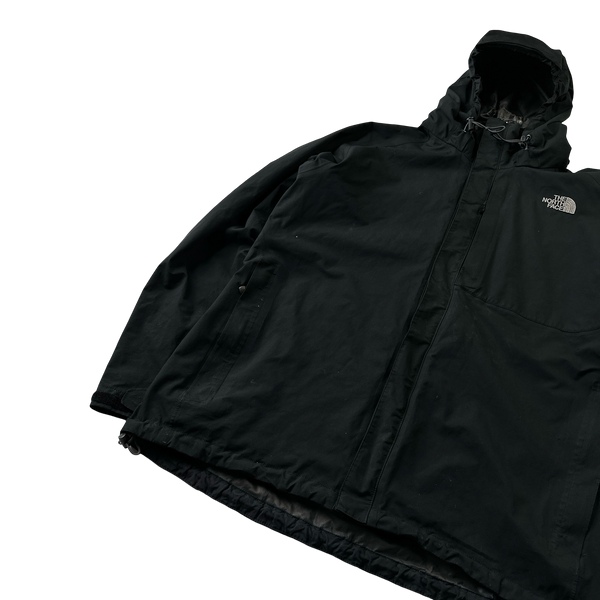 North Face Black Gore-Tex HyVent Rain Jacket - XXL