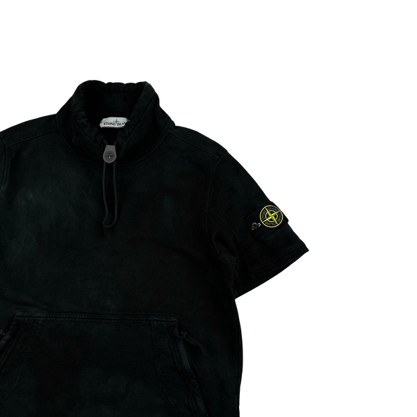 Stone Island 2018 Black Pullover Short Sleeve Jumper - Medium