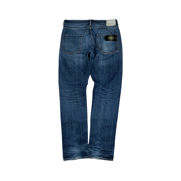 Stone Island CR Dark Wash Denim Jeans - 34"