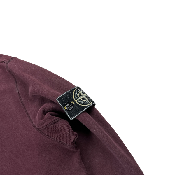Stone Island 2018 Purple Frost Crewneck Sweatshirt - Large