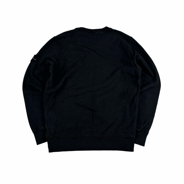 Stone Island 2021 Black Crewneck Sweatshirt - Medium