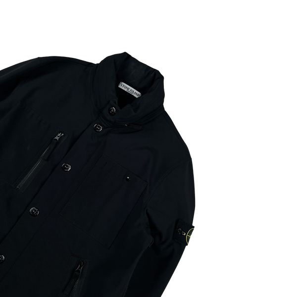 Stone Island 2011 Black Soft Shell R Jacket - Large
