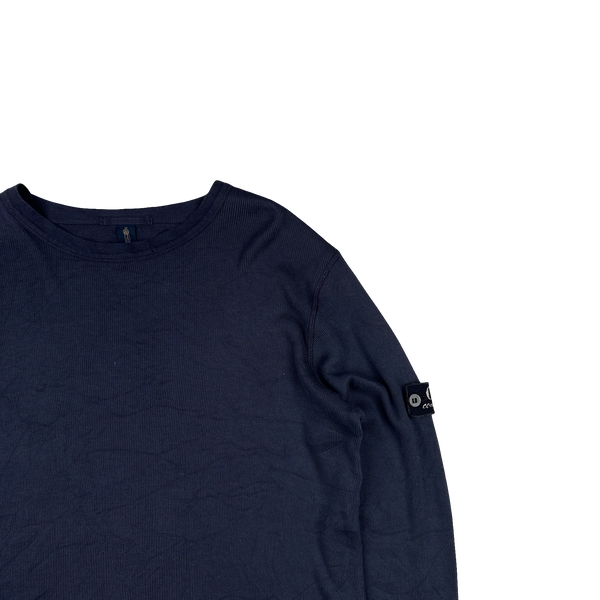 CP Company Vintage 90's Navy Lightweight Junior Crewneck - XS