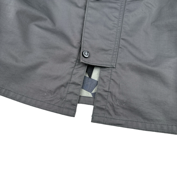 Ma Strum Grey Multi Pocket Long Lightweight Jacket - Small