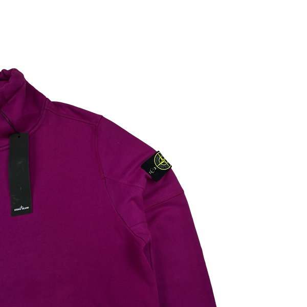 Stone Island 2018 Purple Pullover Jumper - Medium