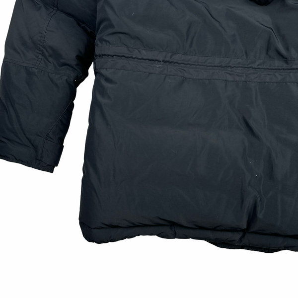 Stone Island 2020 Black Down Filled Micro Reps Jacket - Large