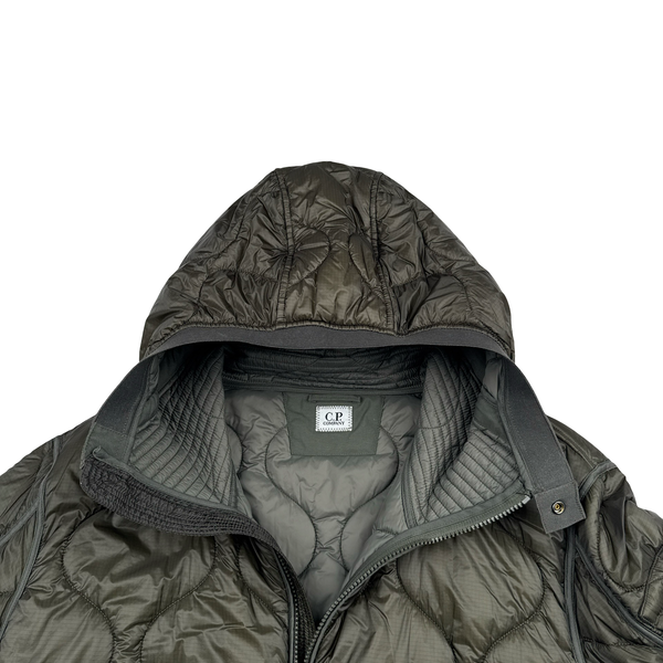 CP Company Down Filled DD Shell Liner Lens View Puffer Jacket - XL