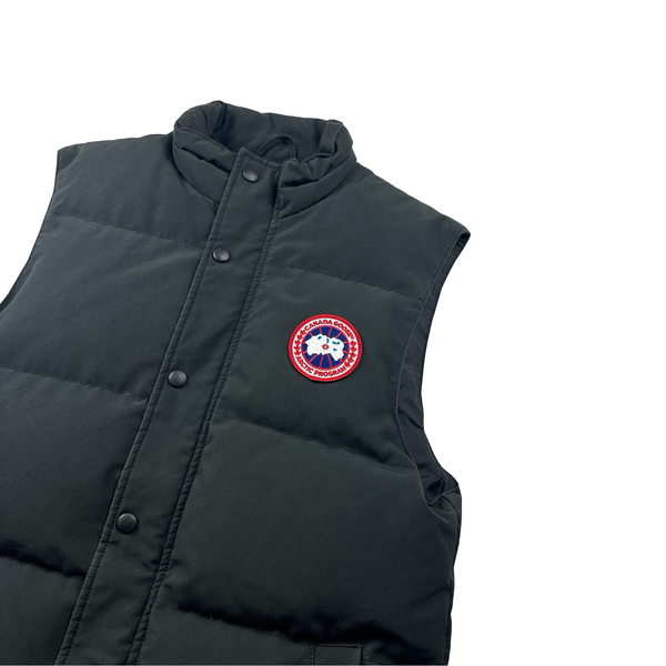 Canada Goose Black Down Filled Gilet - Small
