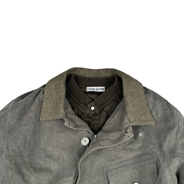 Stone Island 2003 Vintage Paul Harvey Moleskin Jacket - Large