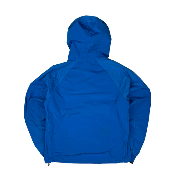 CP Company Blue Nycra Hooded Jacket - Medium