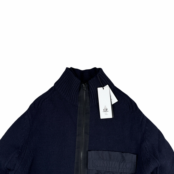 CP Company Heavyweight Zipped Knit Metropolis Jumper - XL