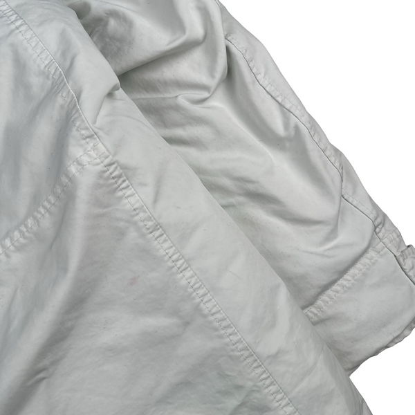 Stone Island 2022 White David TC Down Puffer Jacket - XXL