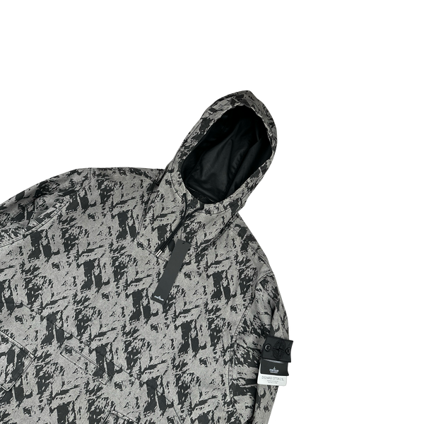 Stone Island 2018 Shadow Project Discharge Cotton 2.5L Raso Smock - Large