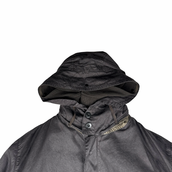 Stone Island 2005 Charcoal Lino Flax Dutch Rope Liner Jacket - XL