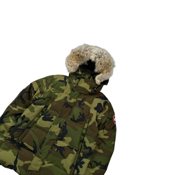 Canada Goose Camo Wyndham Parka Jacket - Small