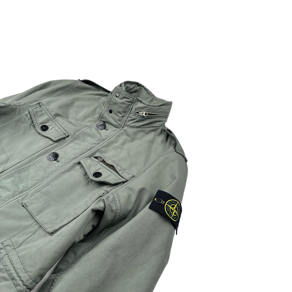 Stone Island 2014 Grey David TC Quilted Jacket - Medium