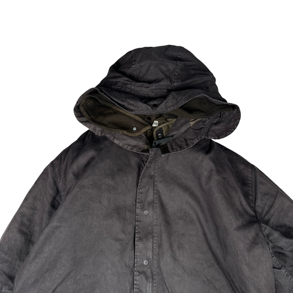 Stone Island 2005 Paul Harvey Lino Flax Dutch Rope Fishtail Parka Jacket - XL