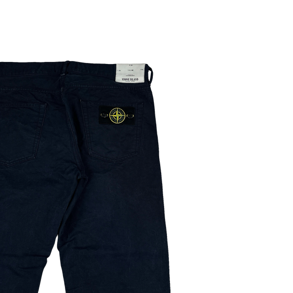 Stone Island 2012 Navy Denim RE Trousers - 34"