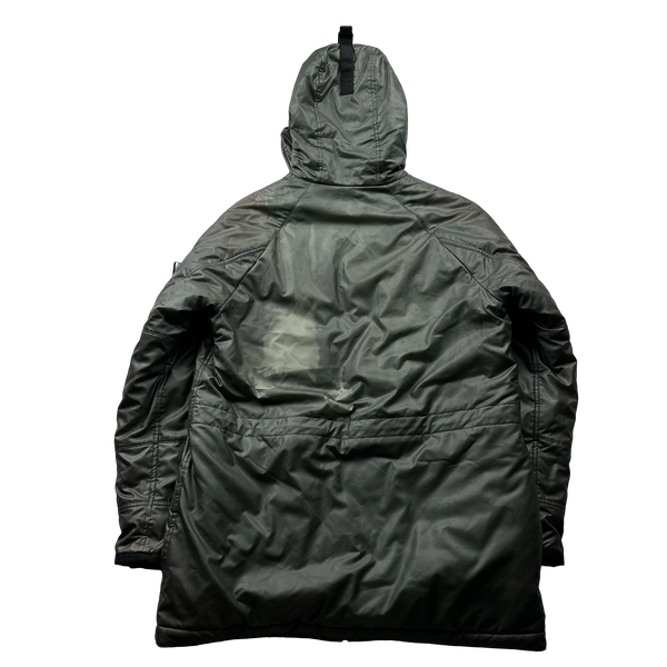 Stone Island Thermo Reflective Hooded Parka Jacket - Large