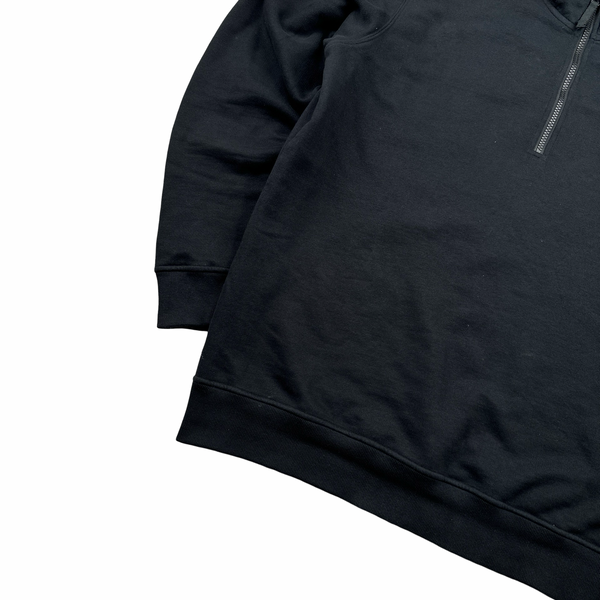 Stone Island 2023 Black Quarter Zip Jumper - XL