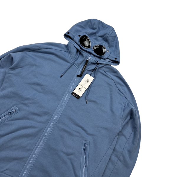 CP Company Blue Goggle Hoodie - XL