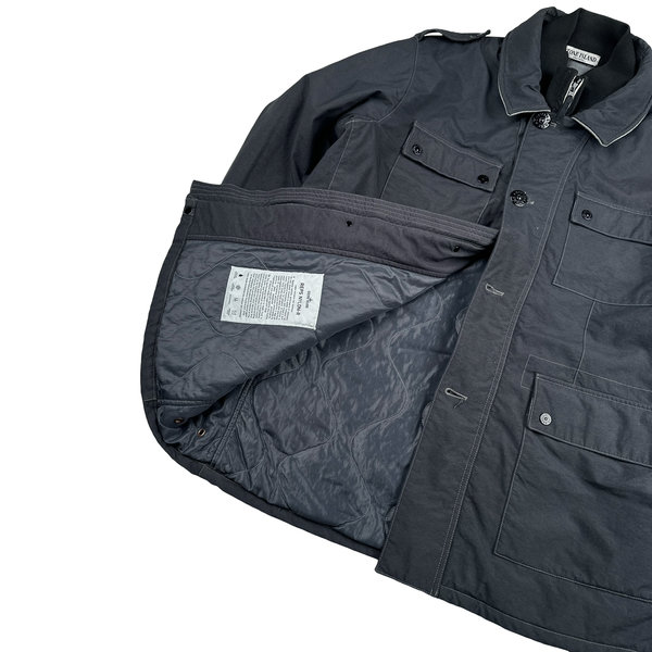 Stone Island Navy Reps Nylon R Military Jacket - 3XL