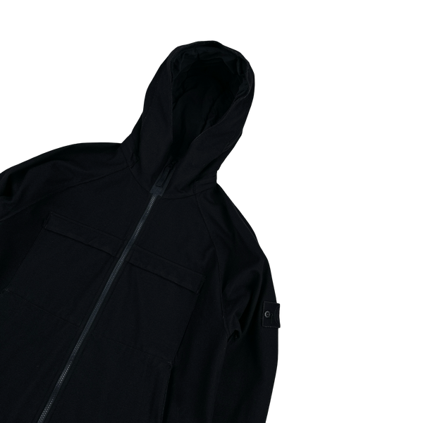Stone Island 2021 Navy SW 3L Ghost Piece Zipped Jacket - XL