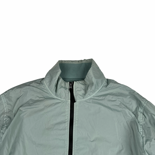 Stone Island 2023 Aquamarine Green Garment Dyed Crinkle Reps Jacket - XXL