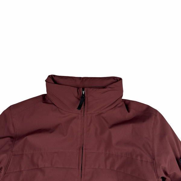 Stone Island 2019 Burgundy Soft Shell R Primaloft Jacket - Medium