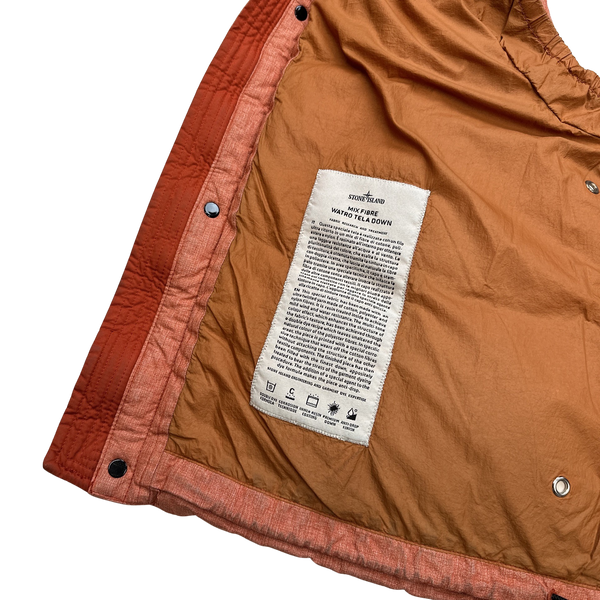 Stone Island 2014 Salmon Mix Fibre Watro Tela Down Filled Gilet - XXL
