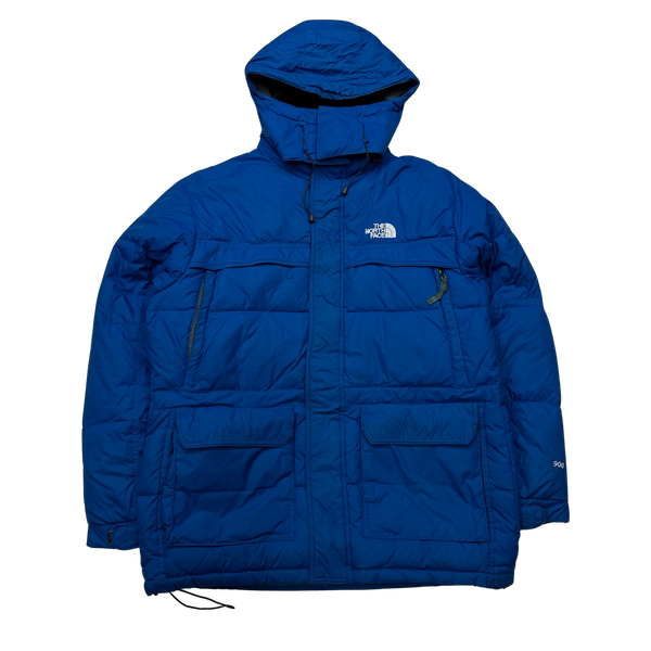 North Face Blue Summit Series 900 Fill Winter Jacket Large