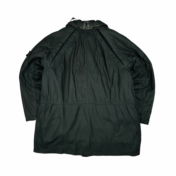 Stone Island Vintage 1996 Green Edge Boxy Fit Mesh Jacket - XXL