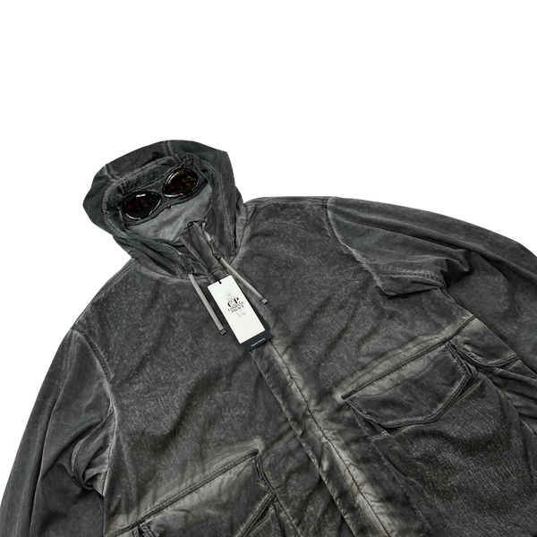 CP Company x Palace Grey Nylon La Mille Goggle Jacket - XL