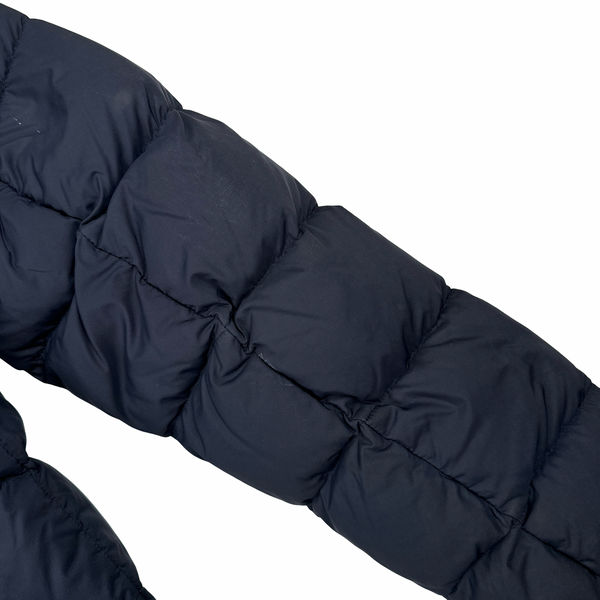 Burberry Navy Nova Check Lined Hooded Jacket - Medium