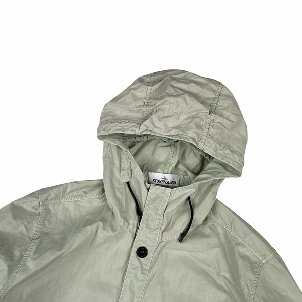 Stone Island 2018 Grey Hooded Overshirt - Large