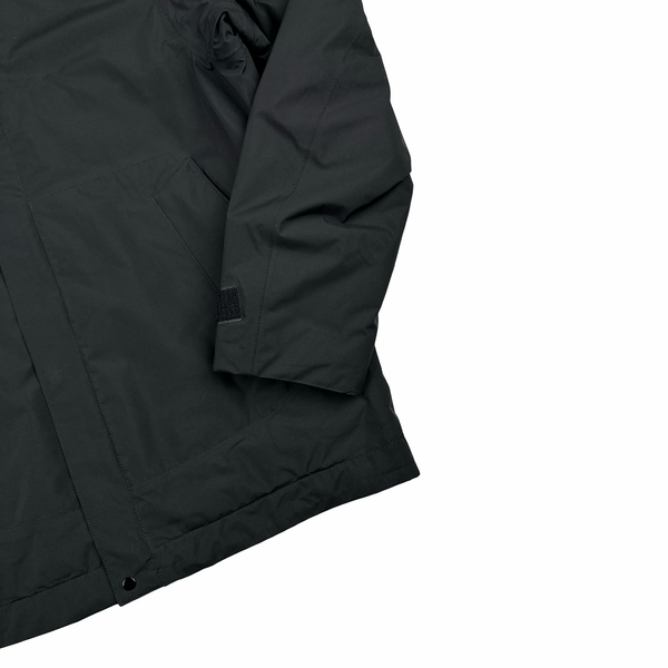 Stone Island Black Goretex Primaloft Paclite Hooded Jacket - Medium