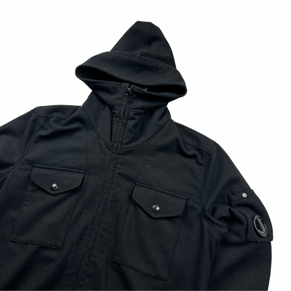 CP Company Wool Hooded Lens Viewer Jacket - Large