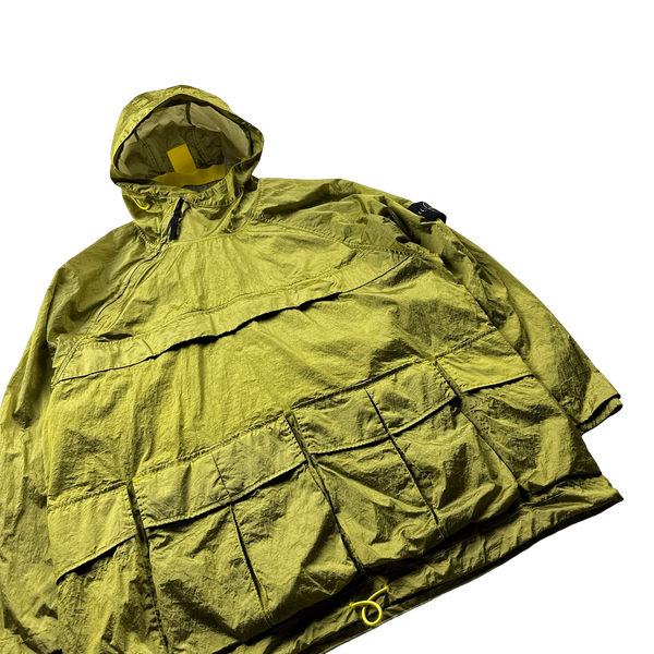 Stone Island 2023 Green Nylon Metal Watro TC Pullover Smock - Large