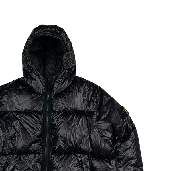 Stone Island 2017 Black Pertex Quantum Y Down Puffer Jacket - XXL