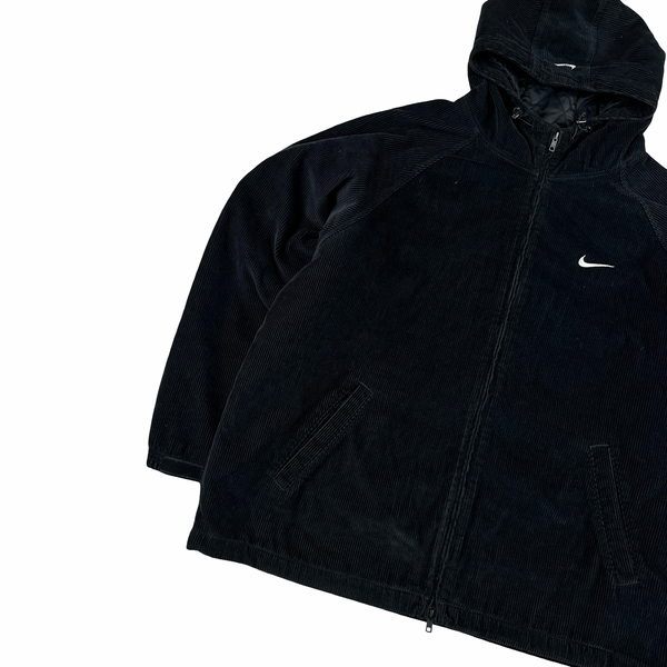 Nike X Supreme Black Spellout Corduroy Cargo Jacket   - XL