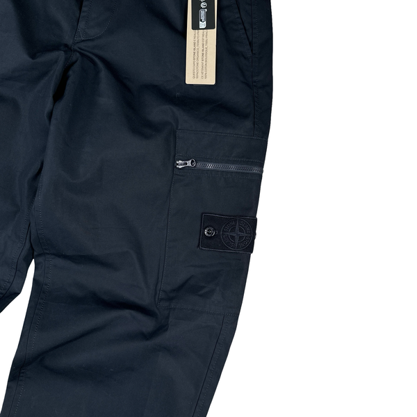 Stone Island 2024 Navy Ghost Cargo Trousers - 30"