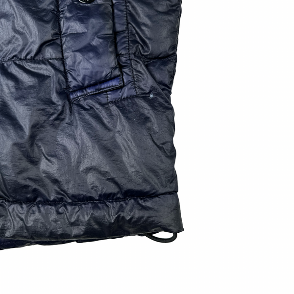 Stone Island Navy Garment Dyed Puffer Jacket - Medium