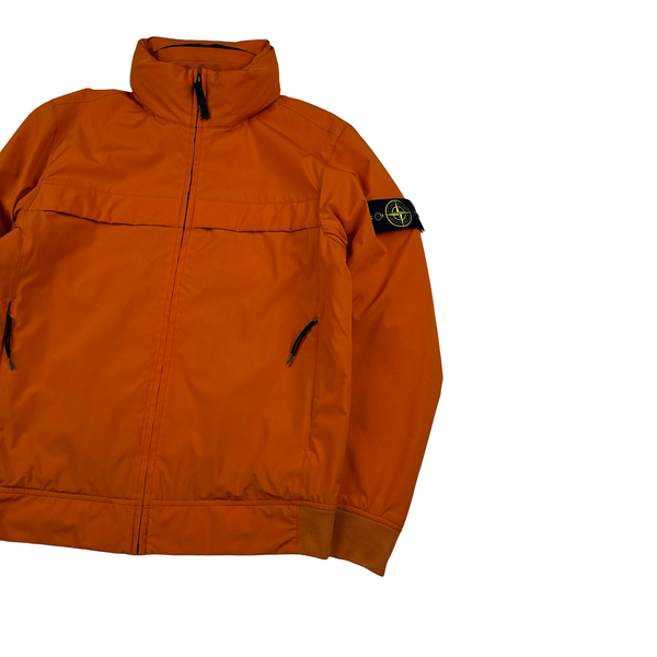 Stone Island 2019 Orange Soft Shell R Primaloft Jacket - Medium