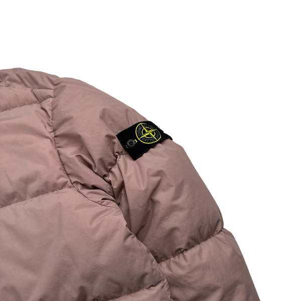 Stone Island 2022 Pink Naslan Light Watro Down TC Puffer - XL