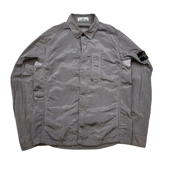 Stone Island 2018 Grey Nylon Metal Overshirt - Medium