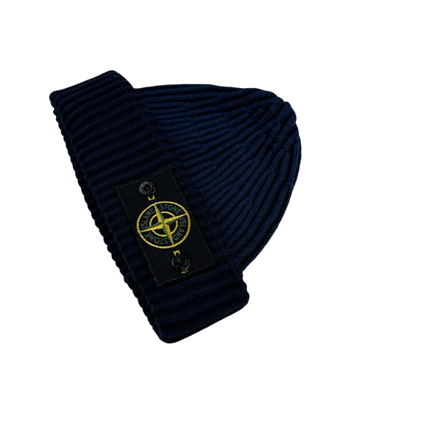 Stone Island 2012 Two Tone Blue Beanie