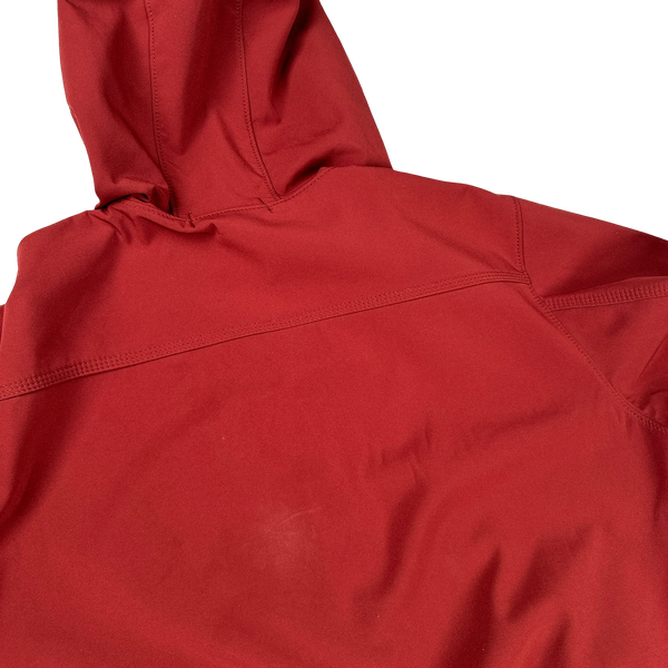 Stone Island 2012 Red Fleece Lined Soft Shell R Jacket - Large