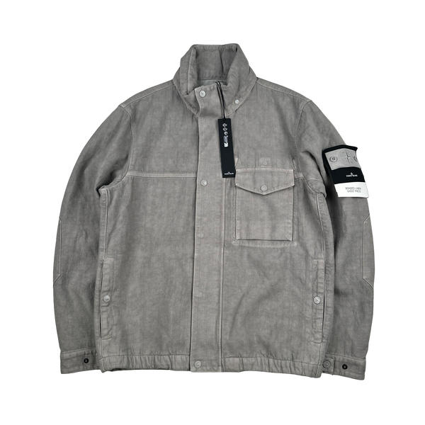 ジャケット・アウター STONE  GHOST PIECE WORK JACKET Stone Island Giubbotto Ghost Work Shirt Jacket Military