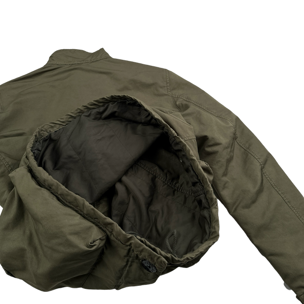 Stone Island 2010 Brown David TC Shoulder Badge Field Jacket - Large