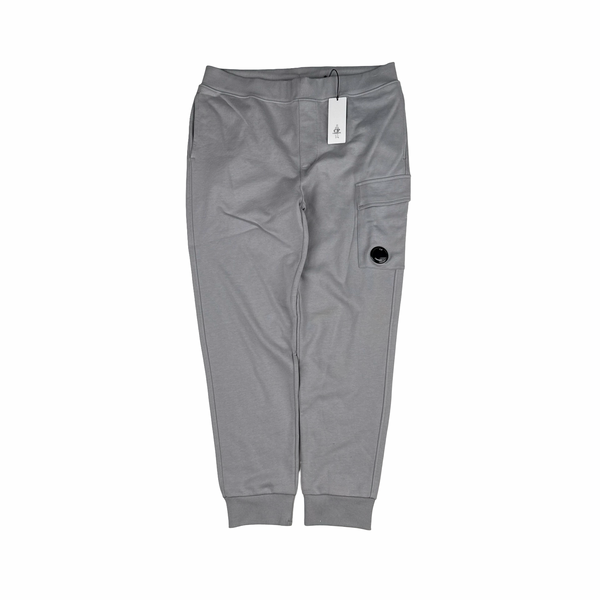 CP Company Stone Grey Cotton Lens Viewer Joggers - 3XL